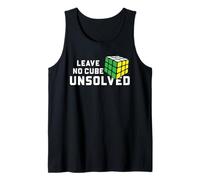Speed Cubing Leave No Cube Unsolved Puzzle Citation Art Débardeur