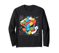 Speed Cubing STEM Math Puzzle Cube Formule Art Manche Longue