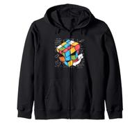 Speed Cubing STEM Math Puzzle Cube Formule Art Sweat à Capuche