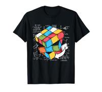 Speed Cubing STEM Math Puzzle Cube Formule Art T-Shirt