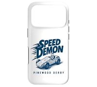 Speed Demon! Funny Pinewood Derby Retro Cub Scouts Coque pour iPhone 17 Pro