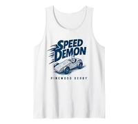 Speed Demon! Funny Pinewood Derby Retro Cub Scouts Débardeur