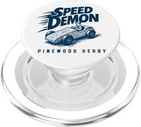 Speed Demon! Funny Pinewood Derby Retro Cub Scouts PopSockets PopGrip pour MagSafe