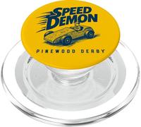 Speed Demon! Funny Pinewood Derby Retro Cub Scouts PopSockets PopGrip pour MagSafe