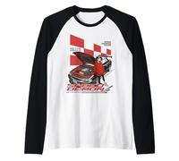 Speed Demon JDM Racing Anime Car Amateur Manche Raglan