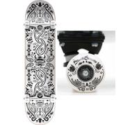 Speed Demons Bandana Skateboard Set (8.25"|Blanc)