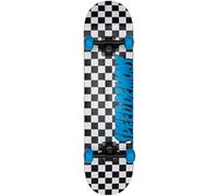 Speed Demons Checkers Skateboard Adulte Unisexe, Bleu à Carreaux, 7.75"