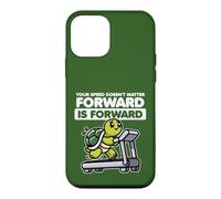 Speed Doesn't Matter Move Forward Turtle Tapis de Course Entraînement Coque pour iPhone 12 Mini
