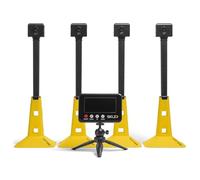 Speed Gates Pro - Système électronique de chronométrage de sprint avec capteurs de fréquence radio, minuterie LED et sac de transport - Minuteur de tableau de bord de 40 m et équipement d'entraînement