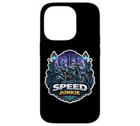 Speed Junkie Moto Rider Street Moto Propriétaire Drôle Coque pour iPhone 14 Pro