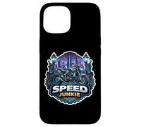 Speed Junkie Moto Rider Street Moto Propriétaire Drôle Coque pour iPhone 15