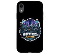 Speed Junkie Moto Rider Street Moto Propriétaire Drôle Coque pour iPhone XR