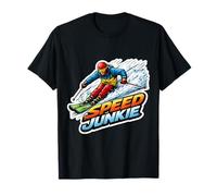 Speed Junkie Skier Alpin Accro au Plaisir des Amateurs de Ski T-Shirt