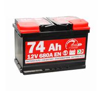 SPEED L374 Batterie auto plomb-acide 12V 74Ah 680A droite 278x175x190 mm