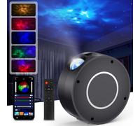 Speed LED Galaxy Ciel étoilé Projecteur, lampe de projection de lumière étoilée 3D avec télécommande et contrôle bluetooth APP 16 Effet Aurora Veilleuse pour