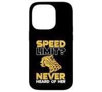Speed Limit n'a jamais Entendu Parler de Son guépard Speed Runner Coque pour iPhone 14 Pro