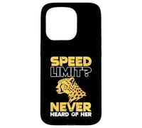 Speed Limit n'a jamais Entendu Parler de Son guépard Speed Runner Coque pour iPhone 15 Pro