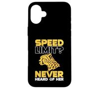 Speed Limit n'a jamais Entendu Parler de Son guépard Speed Runner Coque pour iPhone 16 Plus