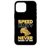 Speed Limit n'a jamais Entendu Parler de Son guépard Speed Runner Coque pour iPhone 16 Pro Max