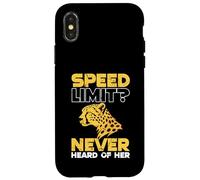 Speed Limit n'a jamais Entendu Parler de Son guépard Speed Runner Coque pour iPhone X/XS