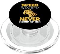 Speed Limit n'a jamais Entendu Parler de Son guépard Speed Runner PopSockets PopGrip pour MagSafe