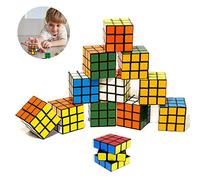 Speed Magic Cube 3x3, 12Pcs Speed Cube Set, 3cm Mini Speed Cube, Puzzle Cube, Puzzle Magique Cube, Durable Lisse Rapide Facile à Tourner Jouets Cube Classique Enfants et Adultes