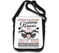Speed Raceway Motor Racer King Of Speed Sac à bandoulière Blanc