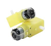 Speed ratio 48/120 Single/dual-axis DC3/6V gear electronic starter anti-interference Intelligent car chassis Four-wheel drive IINKUEYK(SPEED RATIO 48_DOUBLE OUT SHAFT)