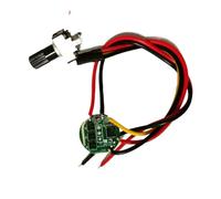 Speed Regulation controller Protection Board DC7V-24V 3.5A 75W CNC Aluminum Alloy Impeller Ducted Fan Stepless Speed Regulation CZAOINCU(9-12V justController)