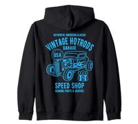 Speed Shop Vintage Hotrod Design Voiture Classique Sweat à Capuche
