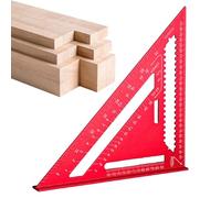 Speed Square - Mesure des angles et des marques en un coup d'œil | Carré triangulaire léger en aluminium | Carré multifonction pour architectes, ateliers de bricolage