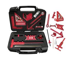 Speed Square Tool | 10 pcs Menuiserie Outil de Mesure Outil de Mesure - Kit Carré de Vitesse Multifonctionnel - Pour Travail du Bois Construction Sols Maison Garage Extérieur Industrie