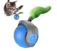 Speed Tail Jouet interactif pour chat, balles intelligentes, durables et silencieuses, vitesse personnalisable, 6 x 6 x 6 cm, bleu/vert/orange pour chats