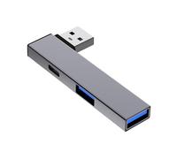 Speed USB 3.0 Hubs USB vers type C + 2 ports USB Adaptateur d'extension avec port USB 3.0 USB 2.0 pour une large compatibilité