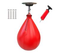 Speedbag Boxing Set | Pear-Shaped Dangling Speed Reflex Ball with Portable Swivel for Gym | Reusable Boxing Ball for Men and Women | Ideal for Reflex and Speed Training