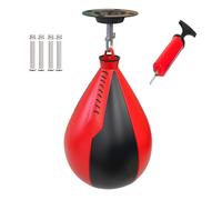 Speedbag Boxing Set | Pear-Shaped Dangling Speed Reflex Ball with Portable Swivel for Gym | Reusable Boxing Ball for Men and Women | Ideal for Reflex and Speed Training