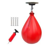 Speedbag Ensemble de boxe pour entraînement en forme de poire, équipement de boxe portable pour la maison, la salle de sport, les voyages