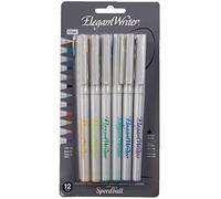 Speedball Art Products Elegant Writer Set de marqueurs de calligraphie Multicolore 20,32 x 10,41 x 3,17 cm