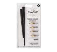 Speedball Ensemble de stylos de dessin animé, kit de dessin animé, dessin animé, dessin animé, roman, livres, adulte, noir