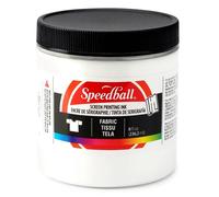 Speedball Fabric Screen Printing Ink, 8-Ounce, White for T-Shirt and Silkscreen Printmaking
