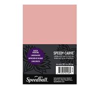 Speedball Speedy-Carve Plaque à découper, Autre, Rose, 4
