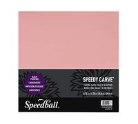 Speedball Speedy-Carve Plaque à découper, Rose, 11 3/4-Inch-by-11 3/4-Inch