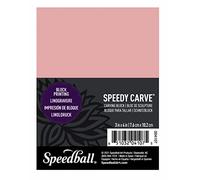 Speedball Speedy-Carve Plaque à découper, Rose, 3