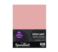 Speedball Speedy-Carve Plaque à découper, Rose, 9-Inch-by-11 3/4-Inch