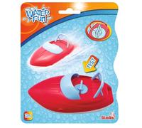 Speedboat, 2 Couleurs Assorties, Un Seul Article est livré, Jouet de Baignoire, mécanisme à remonter, Bateau pour Baignoire, Bateau de Bain de 13,5 cm, à partir de 3 Ans