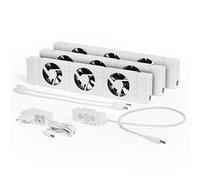 SpeedComfort Ventilateur de Radiateur Lot de 3 - 3 ventilateurs de radiateur - ventilateur de chauffage écoénergétique - chauffage 2x plus rapide - Jusqu'à 22% d'économie d'énergie - Silencieux