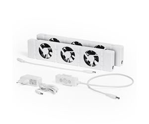 SpeedComfort Ventilateur Radiateur Lot de 2 - 2 ventilateurs de radiateur - ventilateur de chauffage écoénergétique - chauffage 2x plus rapide - Jusqu'à 22% d'économie d'énergie - Silencieux
