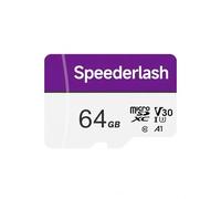 Speederlash Carte Micro SD 64 Go avec adaptateur, A1, U3, vitesse de lecture jusqu'à 95 Mo/s, carte mémoire haute vitesse pour caméras, drones, smartphone, tablette