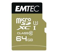 SpeedIN' - Carte mémoire flash (adaptateur microSDXC vers SD inclus(e)) - 64 Go - UHS-I U3 / Class10 - 650x - microSDXC
