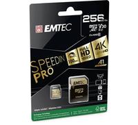 Emtec Carte micro SD Speedin Pro UHS I U3 V30 256 Go